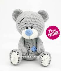 cute teddy bear amigurumi free pattern