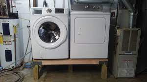 The advantages of having a pedestal or stands for your dryer and washer is that you eliminate the need to bend over to pick up your laundry. How To Build A Washer Dryer Pedestal Youtube