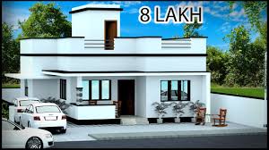 2bhk 3d house design 900 sq ft house