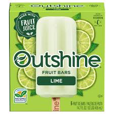 save on outshine fruit bars lime 6 ct