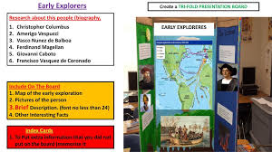The Americas Civilizations Create A Tri Fold Presentation
