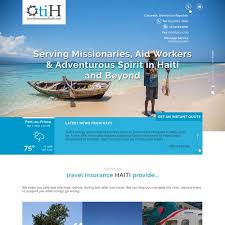 Look after your health on the go with bupa uk. Design A Static Landing Page For Travel Insurance Haiti Concursos De Diseno De Landing Page 99designs