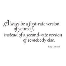 Amazon.com - Always be a first rate version Judy Garland quote way ... via Relatably.com