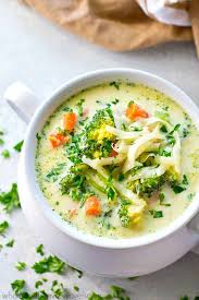 lighter crockpot broccoli cheese soup
