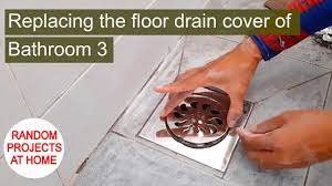replacing the floor drain cover