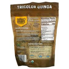 organic tricolor quinoa 16 oz 454 g