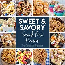 sweet savory snack mix recipes