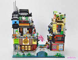 Ninjago City : The Suburbs (An extension to Lego set 70657 Ninjago City  Docks) | Lego ninjago city, Lego design, Lego architecture