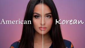 korean makeup vs american makeup hab