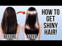 how to get glossy healthy hair my