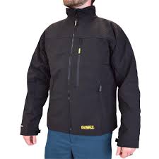 Dewalt Mens 2xl 20v Max Xr Lithium Ion Black Soft Shell Jacket Kit With 2 0ah Battery And Charger