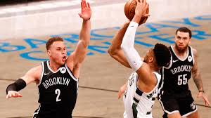 The nets compete in the natio. Nba Playoffs Bucks Waste Golden Opportunity In Game 1 Vs Nets Giannis Antetokounmpo Blames Jitters Cbssports Com