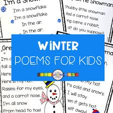 15 fun winter poems for kids little