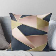 rose gold pink gold and navy blue