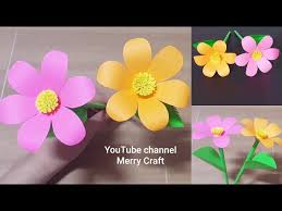 easy paper flowers handmade craft
