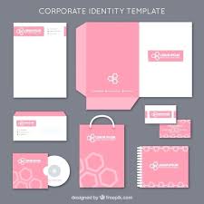 Brand Identity Template Pink Corporate Identity Template