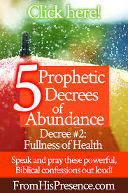 5 ic decrees of abundance