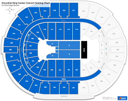 smoothie king center concert seating