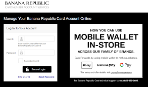 It comes with a rewards rate of 5% on. Banana Credit Card Login Banana Republic Credit Card Payment