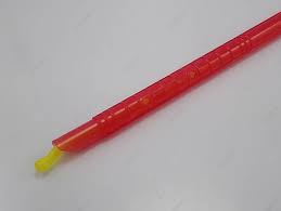 plastic zip pack sealing rod red color