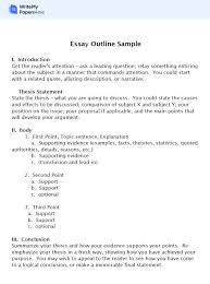 Explain that a position paper conclusion should: Essay Outline Tips To Write A Good Outline For Your Essay
