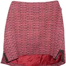 Red Plaid Medium Skirt