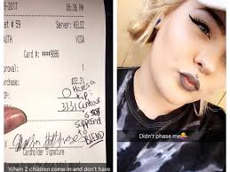 rude s makeup shamed a waitress