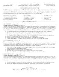 Hr Sample Resume Sample Cover Letter For Human Resources Awesome