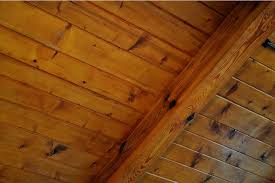 finish a tongue and groove pine ceiling