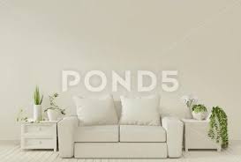 Interior Mock Up Poster With Sofa And