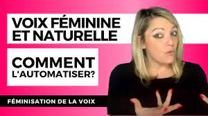 AUTOMATISATION ET FÉMINISATION DE LA VOIX : comment obtenir une voix  féminine et naturelle - YouTube