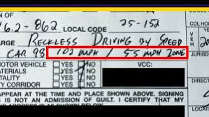 driver ticketed going 102 mph in 55
