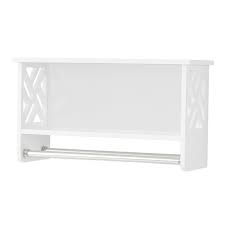 Alaterre Coventry White Wood Wall Mount