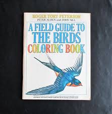 Peterson field guide coloring books. Pin On Beautiful Birds Birding Interest On Etsy