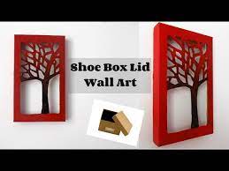 Diy Room Decor Shoe Box Lid Wall Art