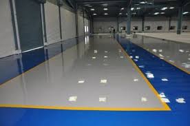 pu epoxy resin flooring service at rs