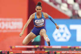Sydney finished just 0.07s behind dalilah in the final to set a new world record of 52.16s. Sydney Mclaughlin Profile
