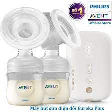 Mẹ và Bé UnMei - Máy hút sữa Philips #Avent điện đôi Eureka Plus mẫu mới CÓ  PIN SẠC SCF 394/​11 >> Tặng ngay 1 Bộ Trữ Sữa Gồm 10 Cốc khi