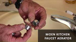 moen kitchen faucet aerator an