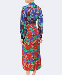 Styles of clothingbest womens fashion. Rixo Multi Silk Fedora Cherry Blossom Dress Jules B