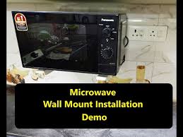 Microwave Oven Wall Mount Installation