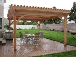 diy solid wood pergola or pavilion