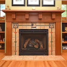 fireplace architectural tile handmade