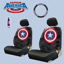Captain America Car Seat Covers