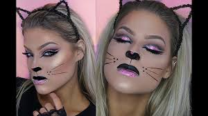 halloween makeup tutorial glam kitty