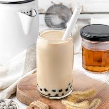 caramel milk tea hot or cold with