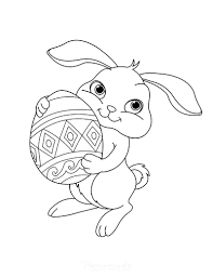 These are popular which you should use on the occasion of easter. 42 Easter Bunny Coloring Pages For Kids Adults Free Printables