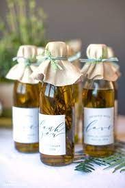 Diy Infused Olive Oil Wedding Favors