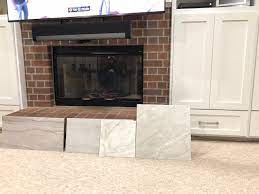Refacing Red Brick Fireplace Which