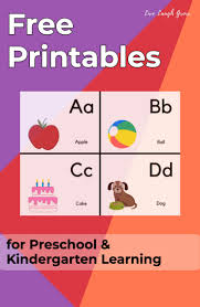 Free Printables For Preschool And Kindergarten Learning